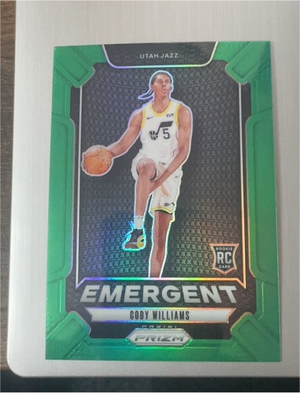 2024-25 Panini Prizm #12 Cody Williams — front