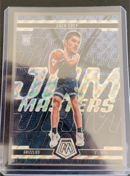 2024-25 Panini Mosaic #6 Zach Edey Jam Masters — front