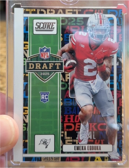 2025 Panini Score NFL Draft #13 Emeka Egbuka — front
