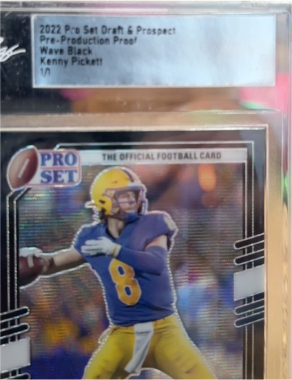 2022 Pro Set Draft & Prospect #PSB-KP1 Kenny Pickett — front