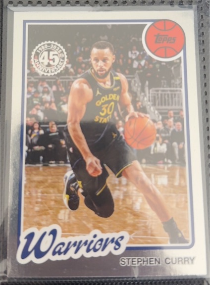 2025-26 Topps 45th Anniversary #80BK-89 Stephen Curry — front