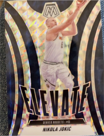 2024-25 Panini Mosaic #20 Nikola Jokic Elevate Mosaic — front