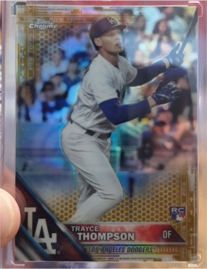 2016 Topps Chrome Update #HMT18 Trayce Thompson — front