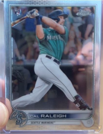 2022 Topps Chrome #149 Cal Raleigh — front