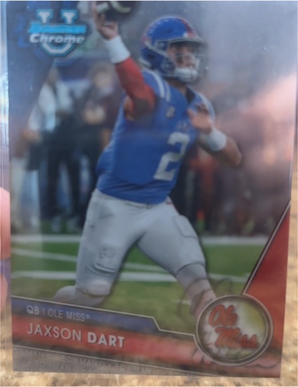 2023 Bowman Chrome University #191 Jaxson Dart — front