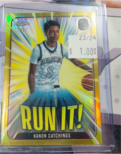 2023-24 Topps Chrome Overtime Elite #RI-7 Kanon Catchings Run It — front