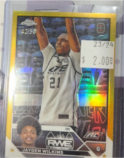 2023-24 Topps Chrome Overtime Elite #60 Jayden Wilkins — front