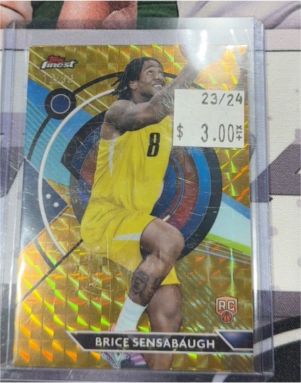 2023-24 Topps Finest #82 Brice Sensabaugh — front