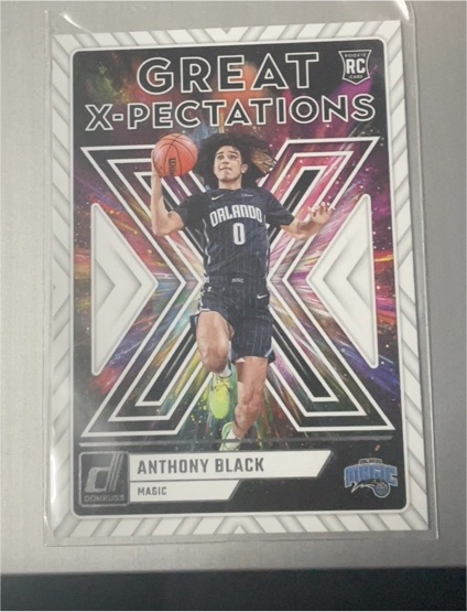 2023-24 Panini Donruss #1 Anthony Black Great X-Pectations — front