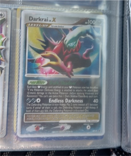 2008 Pokémon Darkrai LV.X #DP19 Diamond and Pearl Promo — front