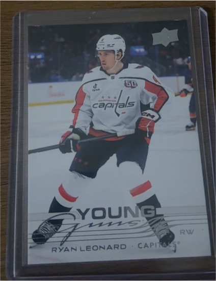 2025-26 Upper Deck #238 Ryan Leonard Young Guns Rookie — front