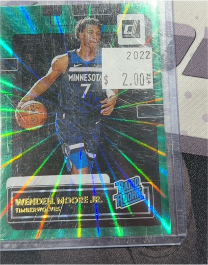 2022 Donruss Wendell Moore Jr. Rated Rookie — front