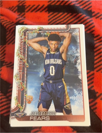 2025-26 Topps Holiday #H167 Jeremiah Fears — front