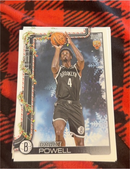 2025-26 Topps Holiday #H182 Drake Powell — front