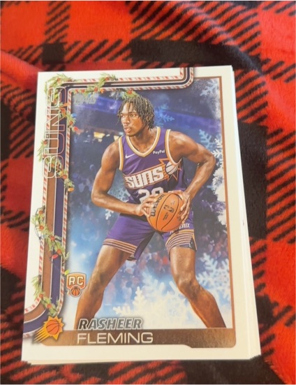 2025-26 Topps Holiday #H191 Rasheer Fleming — front