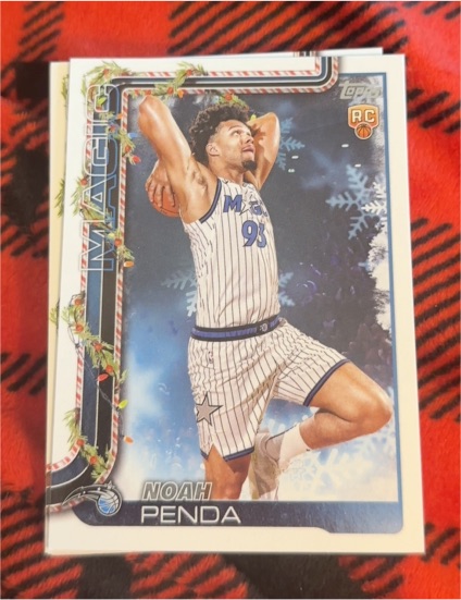 2025-26 Topps Holiday #H192 Noah Penda — front