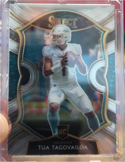 2020 Panini Select #45 Tua Tagovailoa Concourse Rookie — front