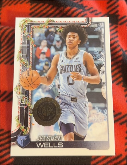 2025-26 Topps Holiday #H147 Jaylen Wells — front