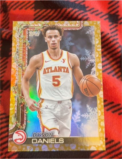 2025-26 Topps Holiday #H51 Dyson Daniels — front