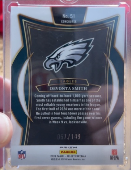 2024 Panini Select #51 DeVonta Smith — front
