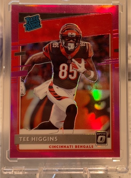 2020 Donruss Optic #160 Tee Higgins — front
