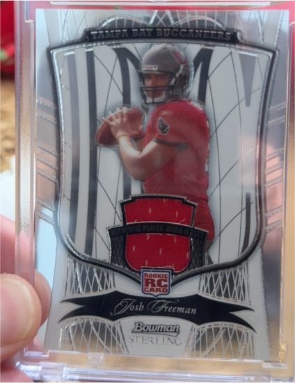 2009 Bowman Sterling #147 Josh Freeman Rookie Jersey — front