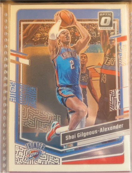 2023-24 Panini Donruss Optic #104 Shai Gilgeous-Alexander — front