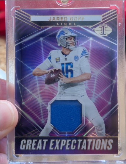 2023 Panini Illusions Great Expectations #GE-JGO Jared Goff — front