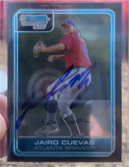 2006 Bowman Chrome #Jairo Cuevas Atlanta Braves — front