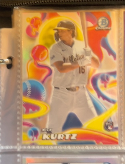 2025 Bowman Chrome #MM-25 Nick Kurtz Melt Mashers — front