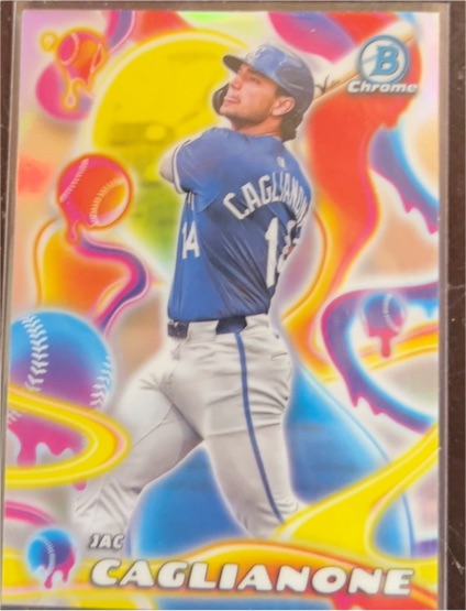2025 Bowman Chrome Melt Mashers #MM-24 Jac Caglianone — front