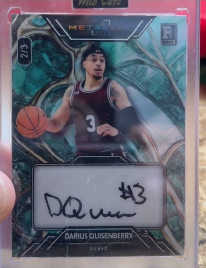 2023 Wild Card Metallix #2/3 Darius Quisenberry — front