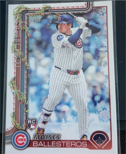 2025 Topps Holiday #H169 Moises Ballesteros — front