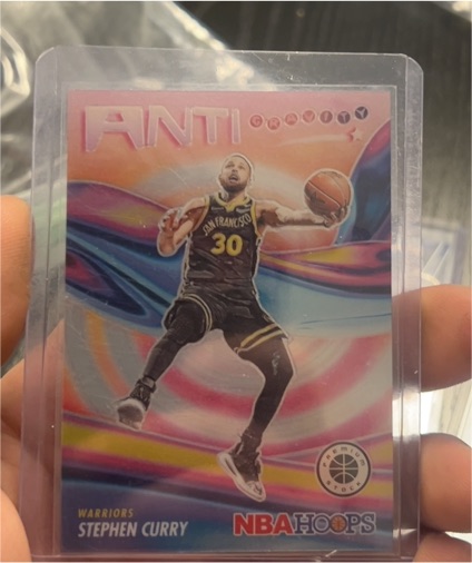 2023-24 Panini NBA Hoops Premium Stock #3 Stephen Curry Anti-Gravity — front
