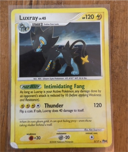 Luxray 3/17 POP Series 8 — front