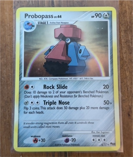 2012 Pokemon POP Series 8 #4 Probopass — front