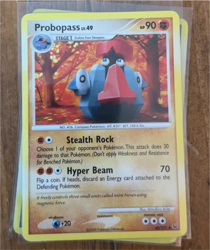 2009 Pokémon Platinum #60 Probopass — front