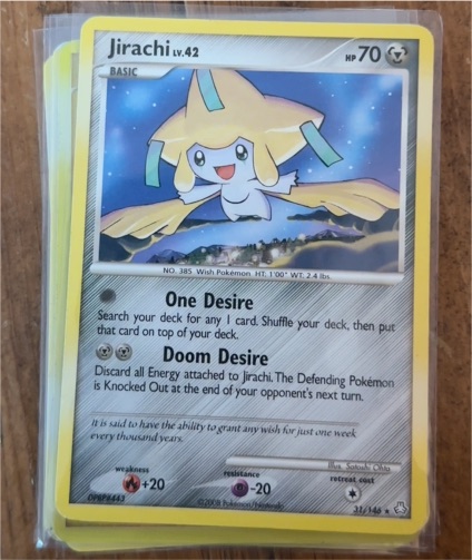 2008 Pokémon DP Legends Awakened #31 Jirachi — front
