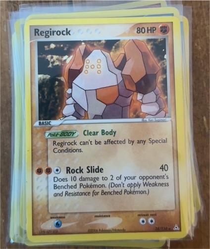 2006 Pokemon EX Holon Phantoms #28 Regirock — front