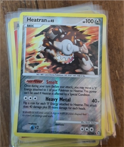 2008 Pokémon Legends Awakened #30 Heatran — front