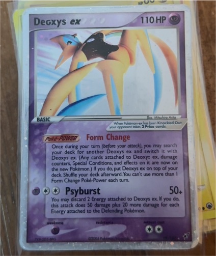 2005 Pokemon EX Deoxys #98 Deoxys ex — front