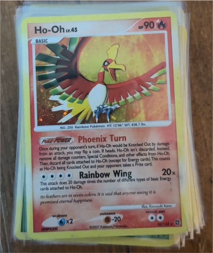 2007 Pokémon Secret Wonders #10 Ho-Oh — front