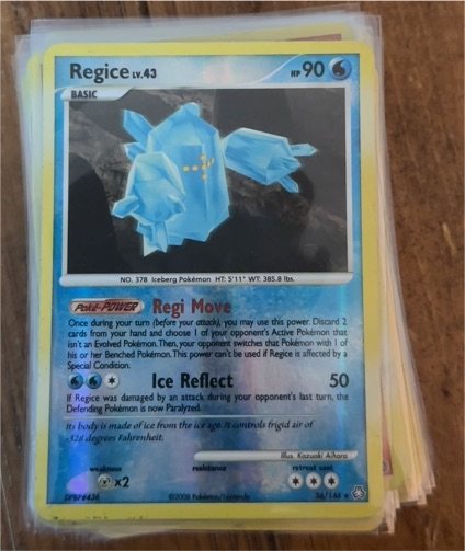 2009 Pokemon Legends Awakened #36 Regice — front