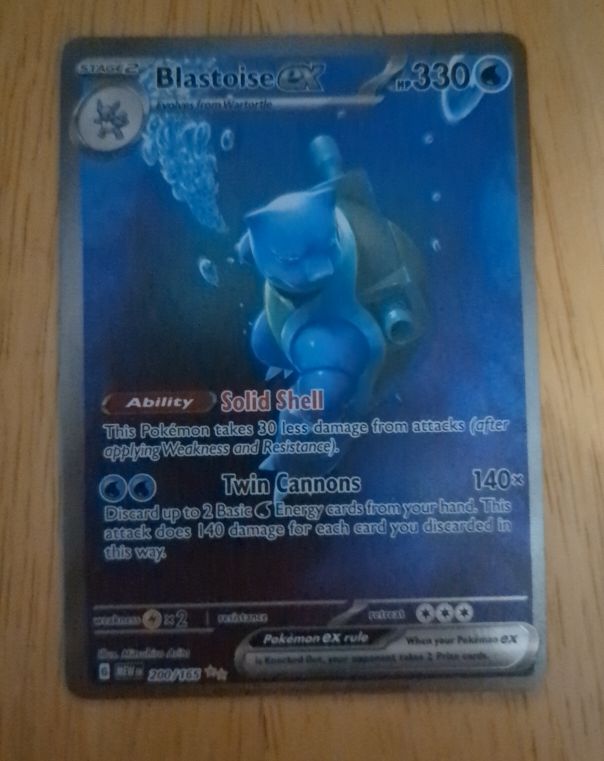 2023 Pokemon Scarlet & Violet 151 #200 Blastoise ex — front