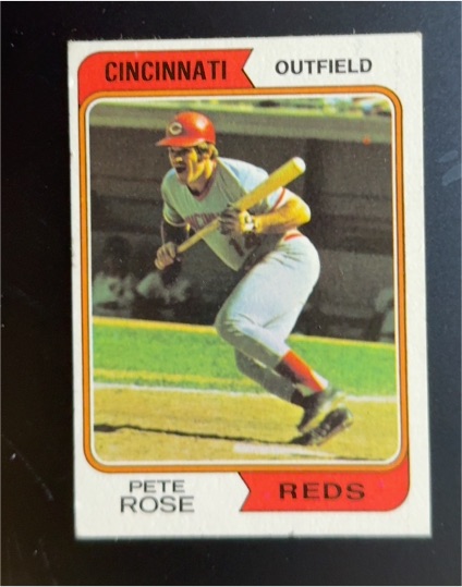 1974 Topps #300 Pete Rose — front