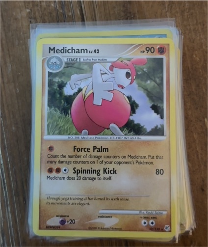 2007 Pokémon Diamond & Pearl #32 Medicham — front