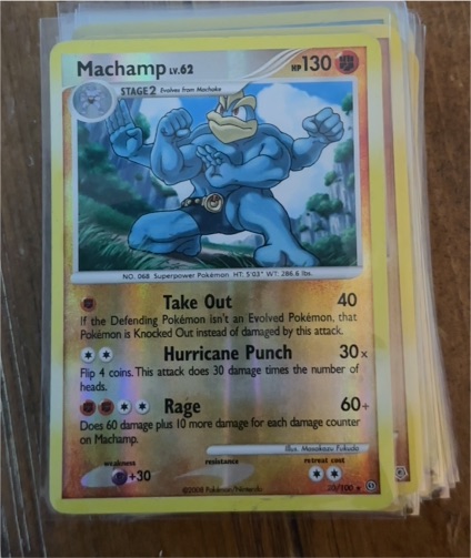 2008 Pokemon Stormfront #20 Machamp — front