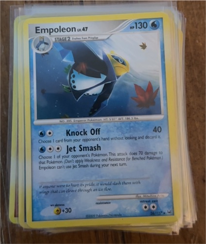 2009 Pokémon Platinum #26 Empoleon — front