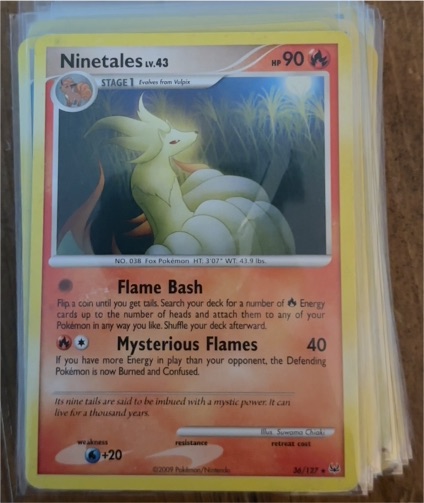 2009 Pokémon Platinum #36 Ninetales — front