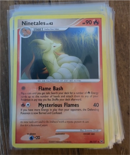 2009 Pokemon Platinum #36 Ninetales — front
